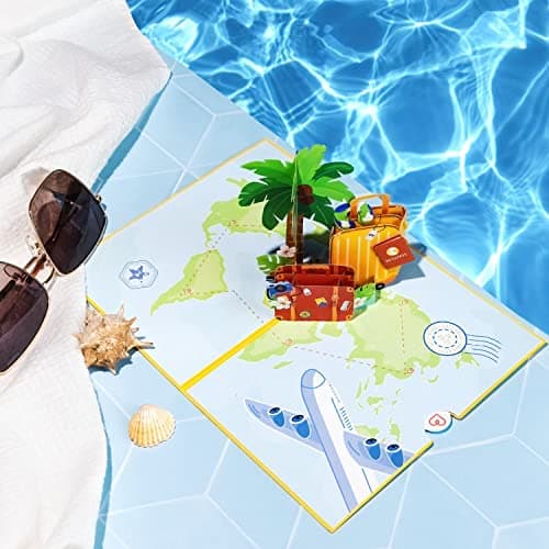 papercrush® Pop-Up Card Travel Voucher Have a good trip - 3D Voucher Card for Holidays, Birthday, Honeymoon or Suitcase - Funny Gift for Fathers Day, Perfect present for Dad's — view 4