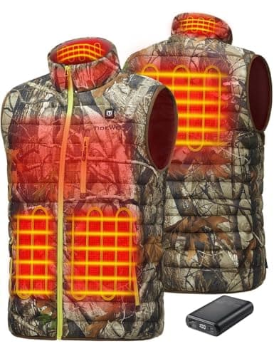 TIDEWE Heated Vest for Men with Battery Pack, Lightweight