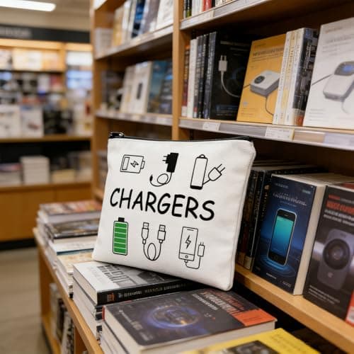 Charger Bag for Travels, Cable Bag Travel Accessories, Travel Organiser Kit — view 4
