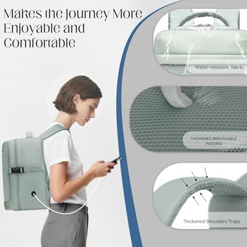 Xkdoai for Ryanair Cabin Bags 40x30x20 24L Underseat Backpack Hand Luggage — view 5