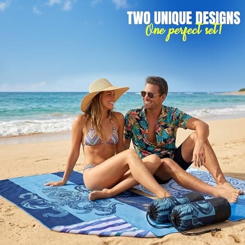 Utopia Towels - 2 Pack Microfiber Beach Towel (81 x 180 CM) — view 2