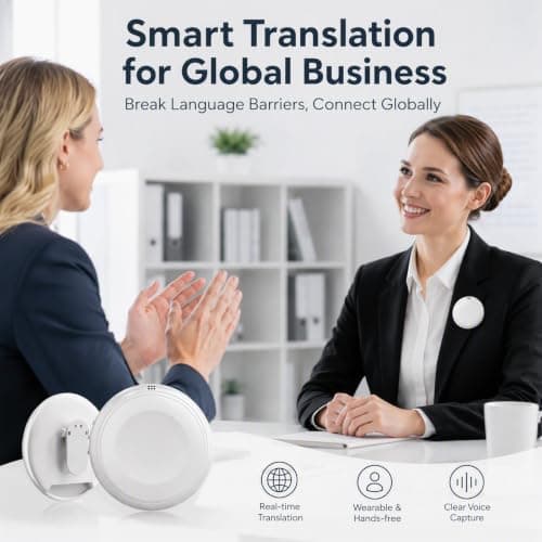 AI Language Translator Device, Smart Wearable Translator 165 Languages — view 3