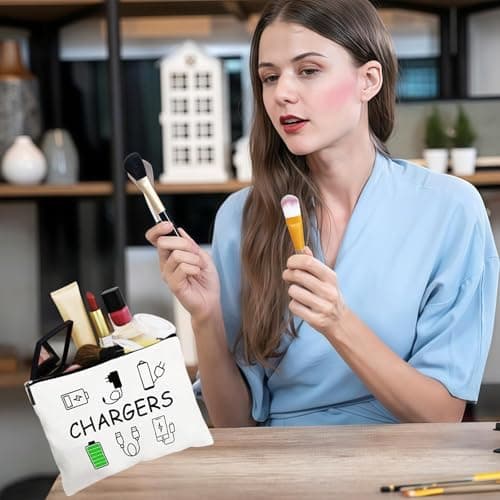 Travel Essentials, Charger Bag for Travels, Travel Gifts for Women and Men — view 5