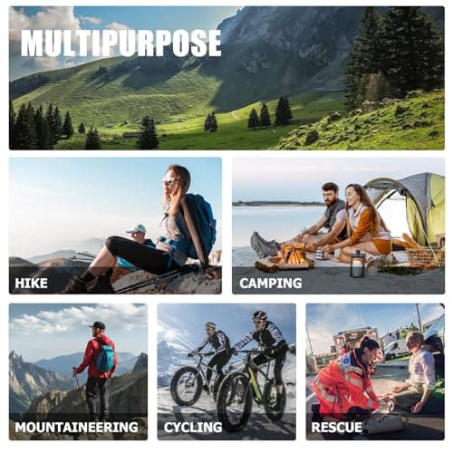 1L Hiking Collapsible Water Bottles, 4-Pack 33OZ BPA-Free Foldable Backpacking Water Bottle for Travel Camping Hiking — view 5