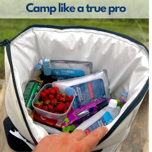 TERRMO Ice Pro™ Premium Large Ice Pack for Cool Box, Cooler Bag | Extra Long-Lasting Freezer Block 24h – 72h | Reusable Gel Cold Packs for Camping, Food, Travel | XL Size: 830ml – 25x25cm – 1 Pack — view 6