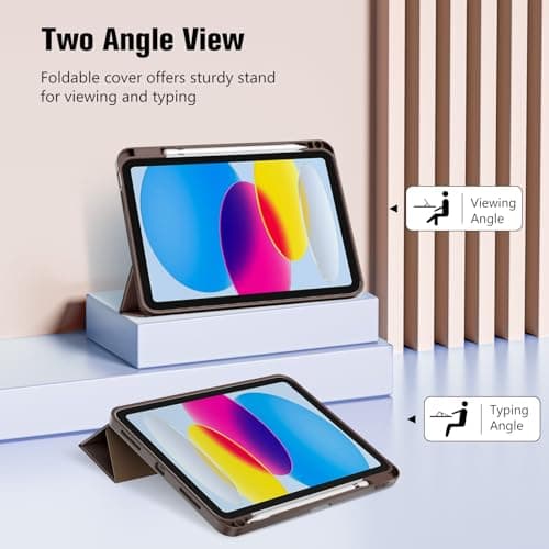 ProCase Matte Case for iPad A16 11th/10th Gen with Pencil Holder — view 4