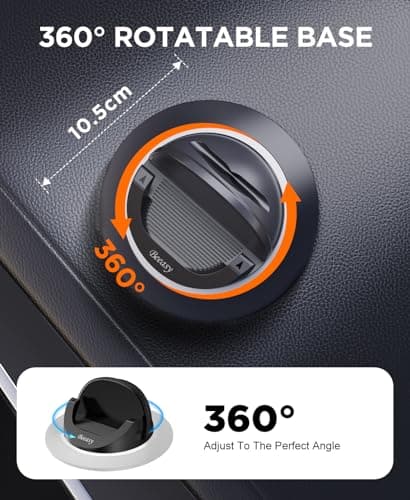 Beeasy Car Phone Holder Dashboard, 360° Silicone Phone Holder for Cars — view 2