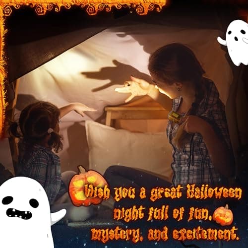 EverBrite Halloween Torch, Small Flashlight with Clip (Orange) — view 5