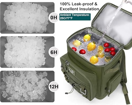 YOUNGOA 30L Cooler Backpack, Large Insulated Leakproof Picnic Backpack — view 3