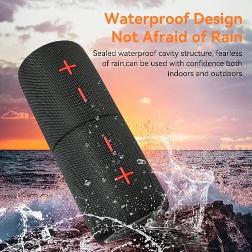2 in 1 Magnetic Dual Splittable Bluetooth Speaker, 40W Portable Wireless Speakers with Deep Bass, IPX6 Waterproof, Bluetooth 5.3, 24H Playtime, 360° Stereo Sound for Home, Outdoor, Party, Travel — view 6