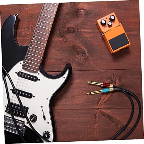 FUNNETOYU 6pcs Female Jack to Jumbo Plug Adapter for Guitar Stereo Non-slip to Mono Jack — view 6