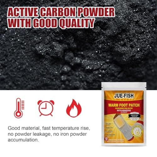 FZJWIKO 10pcs Winter Foot Warmer with Adhesive Toe Warmers, 10pcs — view 6