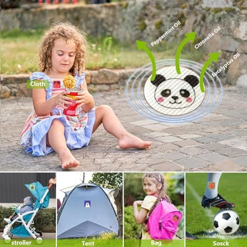 Ninoclar Mosquito Repellent for Children and Adults, Natural Plant Repellent Patches, Multi-Color, 24 Hours Protection, Skin Safety, Waterproof Mosquito Repellent Patches (1 Count (Pack of 168)) — view 6
