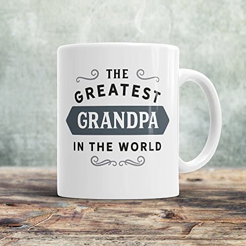 Mainly Mugs Grandpa Gift for Birthday Christmas Best Grandpa Coffee Mug Present Keepsake - 11oz — view 3