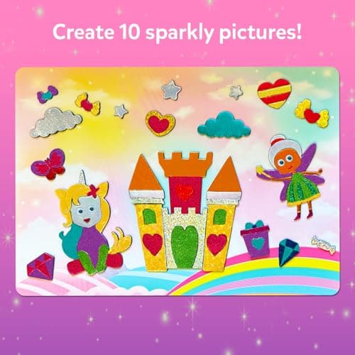 Skillmatics Foil Fun Unicorns & Princesses, Foil Art & Craft, Gift for Kids — view 6