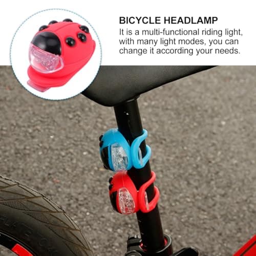 ABOOFAN Waterproof Bike Lamp with Many Light Modes, Abs and Silicone Material Front Headlamp for Bike and Helmet, for Outdoor Sports and Travel Safety — view 5