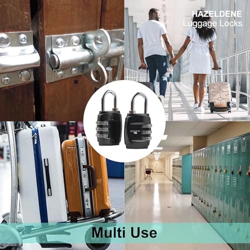 Travel Padlocks with Combination Locks for Luggage and suitcases — view 5