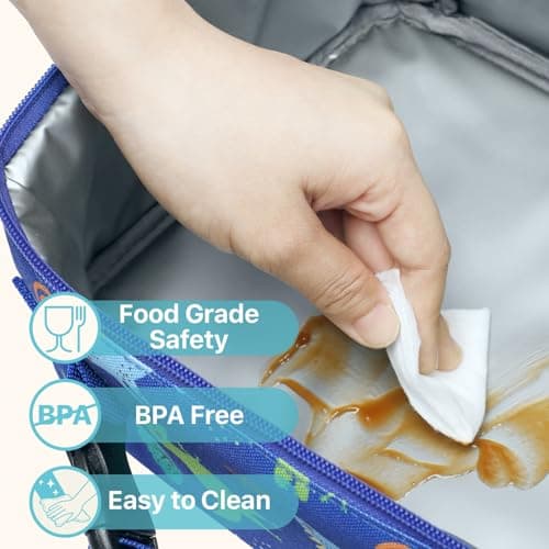 Bagseri Kids Lunch Bag for Boys- Insulated Kids Lunch Box for School — view 5