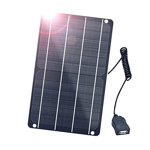 FlexSolar USB Solar Panel 6W 5V Portable Solar Charger Monocrystalline