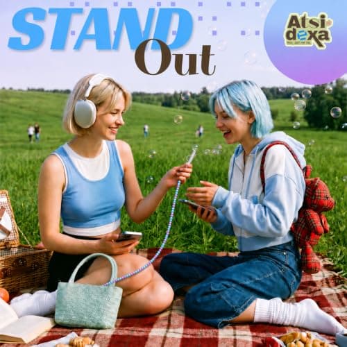 Atsidexa 4-in-1 Beaded Charging Cable, MFi Certified, Works with CarPlay, 6.6FT 60W Fast Charger Cord for iPhone 17/16/15/14/13/12/11, iPad, Samsung, Android and More (Lavender Sky) — view 5