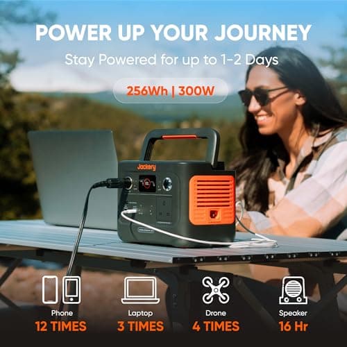 Jackery Explorer 240 v2 Portable Power Station, 7.7lbs Power On the Go — view 3