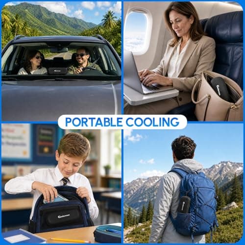 Adamson Insulin Cooler Case with 2 Ice Packs – Insulin Travel Case for Insulin Pens & Medication – Compact Diabetes Travel Cooler Bag for Insulin Pens and Medical Accessories — view 6