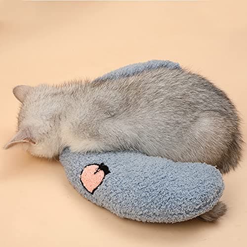 Gatuida U-shaped PET Neck Pillow for Cats and Dogs Plush Blue — view 6