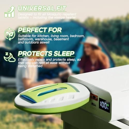 Rppiup 2pcs USB Mosquito Repellent Plug In 90 Tablets, USB mosquito killer, Portable Usb Electrical Mosquito Repellent Killer Hiking Outdoor Summer Home Insect Repellent mosquito plug in travel — view 4