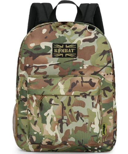 Kombat Tactical 18 Litre Street Pack Kids Bag School Bag Camo Multi Terrain British Terrain Pattern