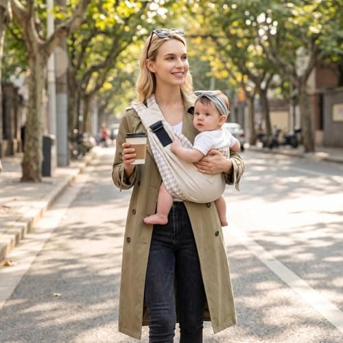 Baby Carrier, Newborn to Toddler, Ergonomic Baby Carrier Lightweight — view 6