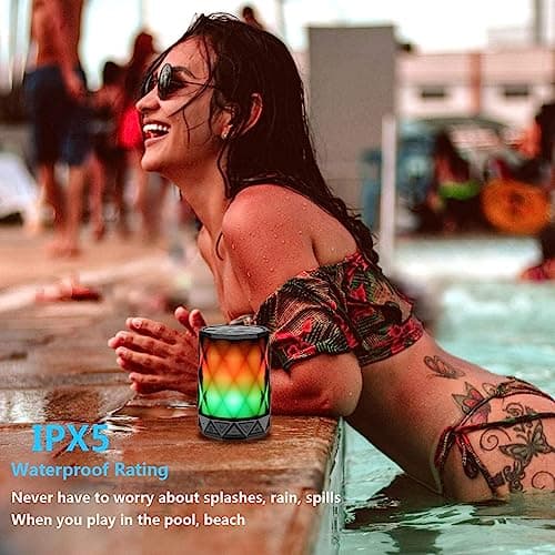 LFS Portable Bluetooth Speaker with Lights, TWS Stereo Pairing — view 4