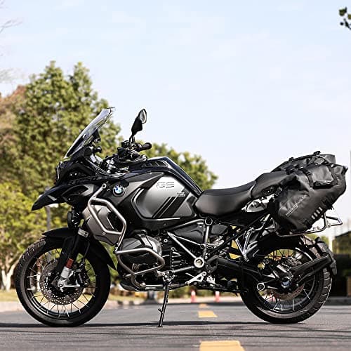 Rhinowalk Motorcycle Saddle Bags Waterproof Anti-Vibration Motor Side Bags Shoulder Bag Motorbike Panniers 48L(24L*2) for Most Adventure and Sport Bike Motorcycle Racks, 1 Pair — view 4