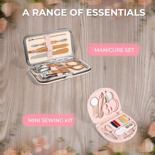 AOLRNALI Bridal Emergency Kit for Wedding Day, Wedding Essentials Survival Set for Team Bride, Must-Have 30+ Essentials Travel Kit with Makeup Bag — view 2