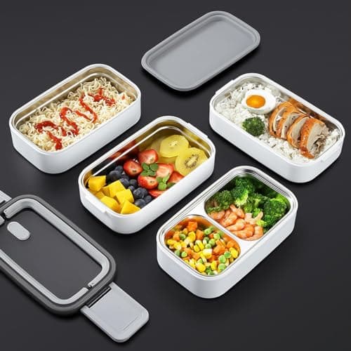 Thermal Lunch Box | 2-Tier Meal Storage Container with Handles — view 6