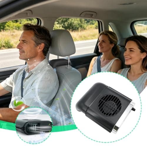 Car Seat Fan Wireless USB Charging — view 2