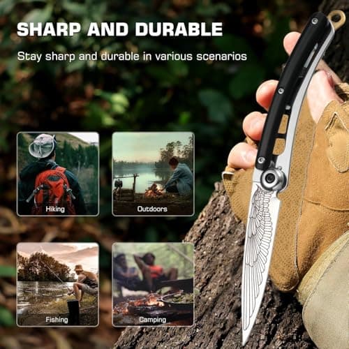 Folding Multitool Cutter, Multi-Tool Camping Multitool Accessories,Gift for Birthday/Father’s Day/Valentines, Pocket Gadgets for Men Outdoor, Camping, Hiking — view 6