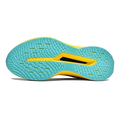 Wide fit Running Trainers Mens Trainers Comfortable Walking Shoes Lightweight Running Shoes Flat Feet Plantar Fasciitis Outdoor Trail Running 6-36UK Yellow — view 5