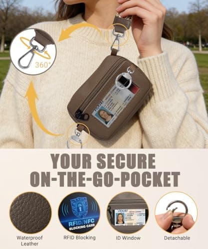 Elderoaki Phone lanyard With Wallet (Black) — view 5