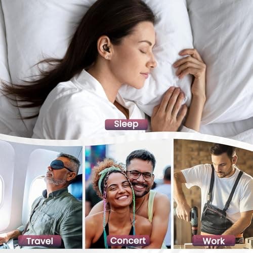 Ear Plugs for Sleep, Reusable Noise Cancelling Ear Plugs for Side Sleepers — view 6