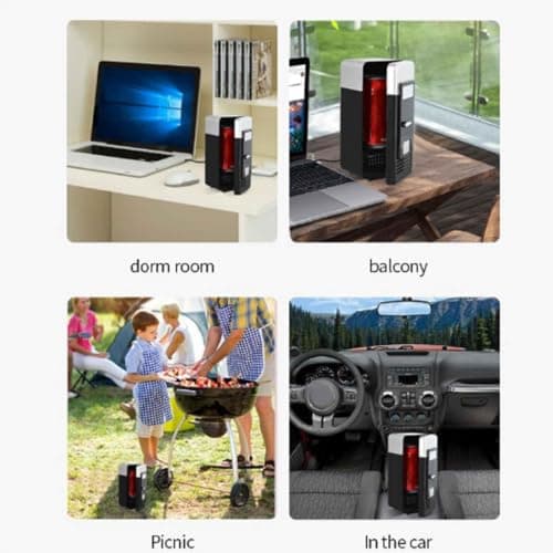 USB Powered Mini Fridge, 19.5x9.5x9.5cm, 5V Portable Mini Cooler And Warmer — view 5