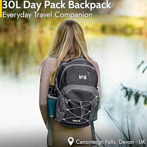 Trail Aspen Day Pack Backpack, 30L, Black — view 2