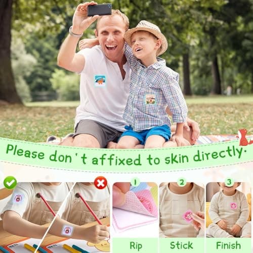 AOOWU Mosquito Repellent Patches for Kids and Adults, 216Pcs Mosquito Repellent Sticker, Natural Plant Repellent Patches, Insect Repellent Patches to Repel Bugs, 1728 Hours Protection, Skin Safety — view 5