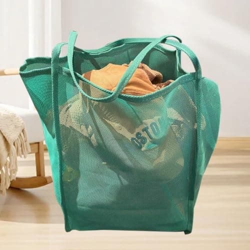 Black Mesh Storage Bag Breathable Travel Organizer — view 3