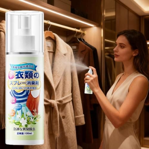 Clothes Spray Freshener 100ml Washless Down Jacket Deodorizer — view 3