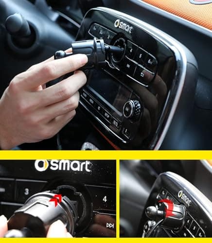 SHIFENG For Smart 453 Fortwo Forfour 2015-2021 Car Mobile Phone Holder Navigation Charging Accessories — view 5
