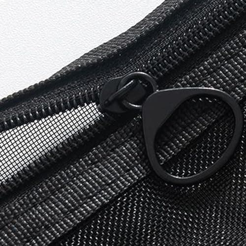 Lansonee 2 Pcs Transparent Mesh Shower Bag, Foldable Portable Toiletry Bag for Gym, Travel, Business & Swimming Pool, Waterproof Wash Bag Organizer — view 3