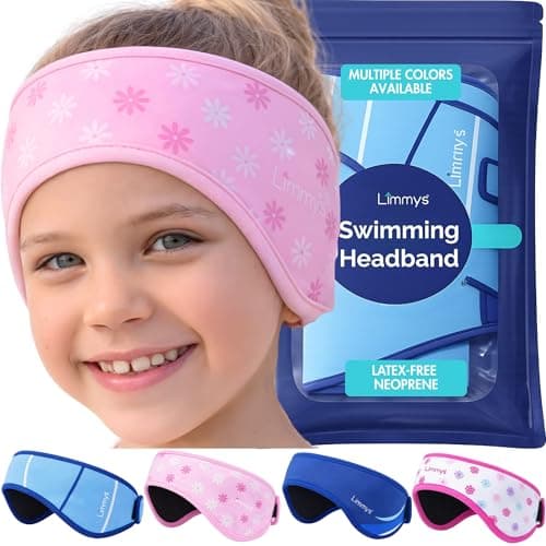 Limmys Swimming Headband for Kids and Adults – Non-Slip Neoprene Ear Band