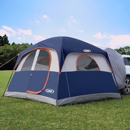 UNP Car Tent for Camping, 6 Man Tent Waterproof Family Tent