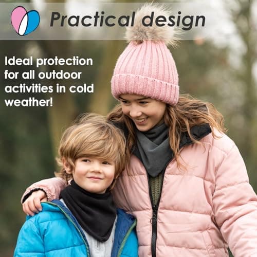 Lovjoy Baby/Toddler/Kids Warm Thermal Fleece Winter Scarf/Snood - Soft & Cozy Neck Warmer - Many Colours - Suitable for Children all Ages — view 2