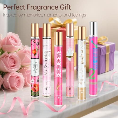 Premium Women Perfume Gift Set - 6x35ml Long Lasting Eau de Parfum with Sweet Floral and Fruity Notes - Travel Portable Parfum-Gift Sets for Her, Gift Sets for Mum, Gifts for Women Birthday — view 6